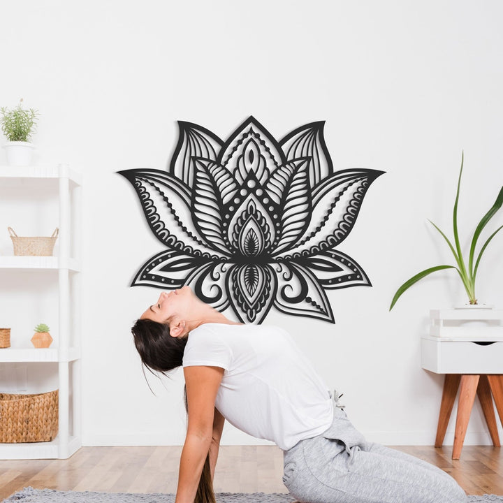 Lotus Mandala Duvar Tablosu - morimora.com