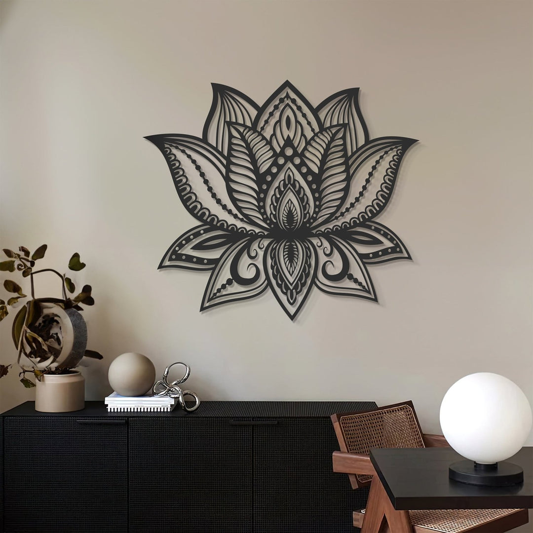 Lotus Mandala Duvar Tablosu - morimora.com