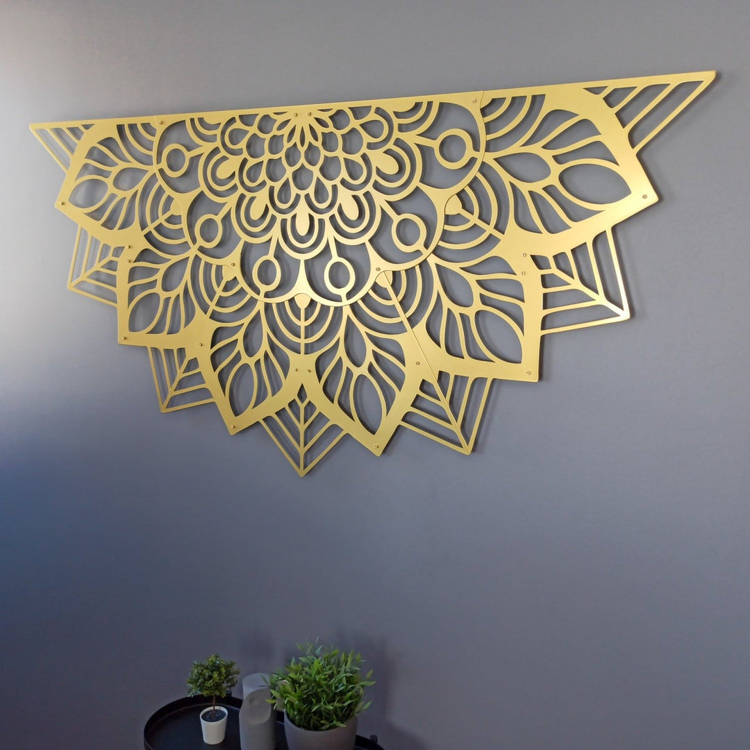 Mandala Metal Duvar Tablosu - morimora.com