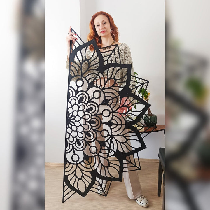 Mandala Metal Duvar Tablosu - morimora.com