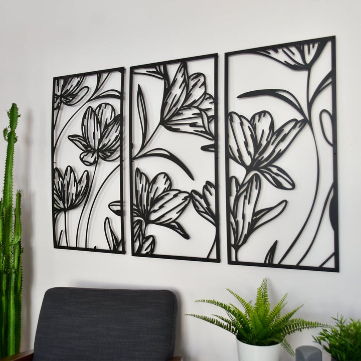 Poppy Frame Metal Duvar Dekoru - morimora.com