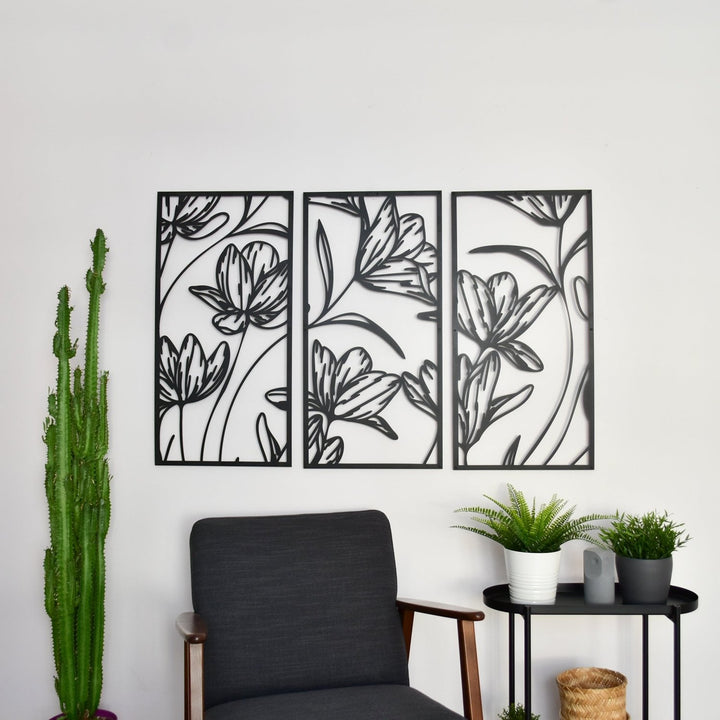 Poppy Frame Metal Duvar Dekoru - morimora.com