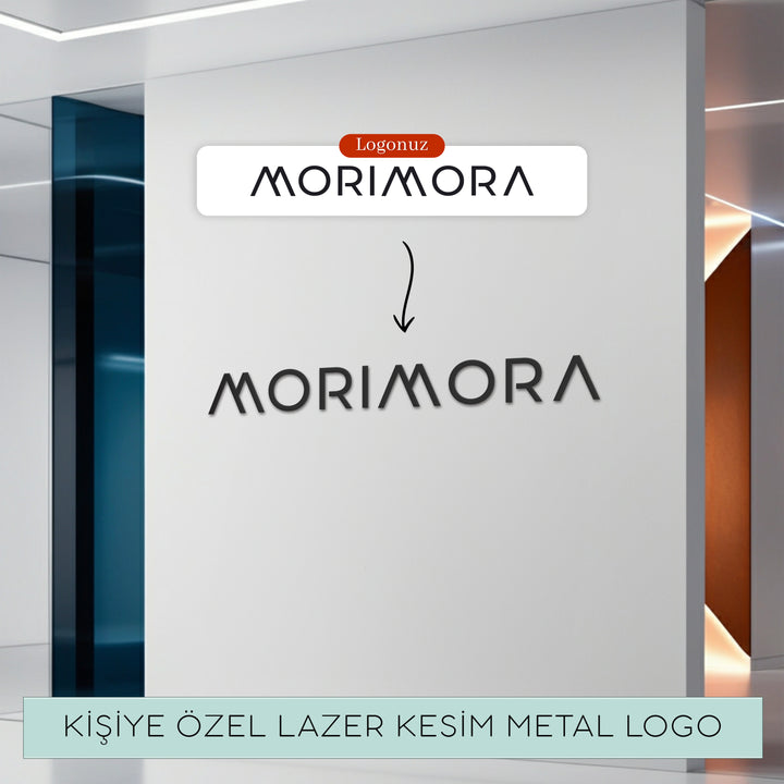 Kişiye Özel Lazer Kesim Metal Logo