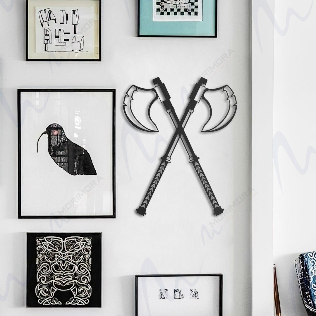 Viking Axes Metal Duvar Tablosu - morimora.com