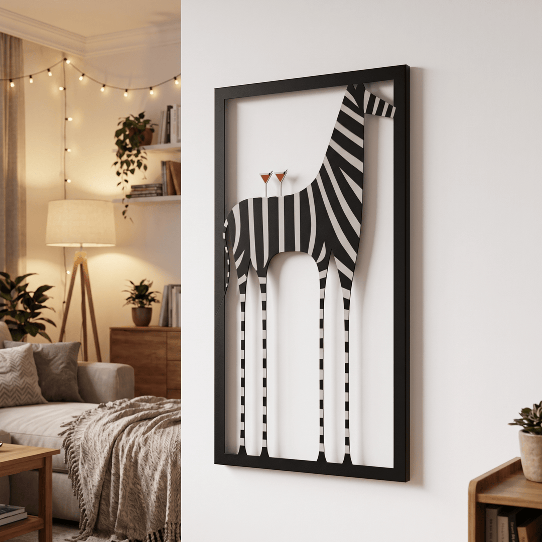 Zebra Metal Tablo - morimora.com