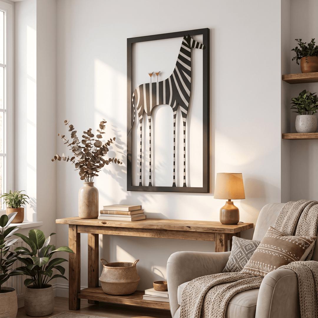 Zebra Metal Tablo - morimora.com