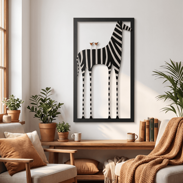 Zebra Metal Tablo - morimora.com